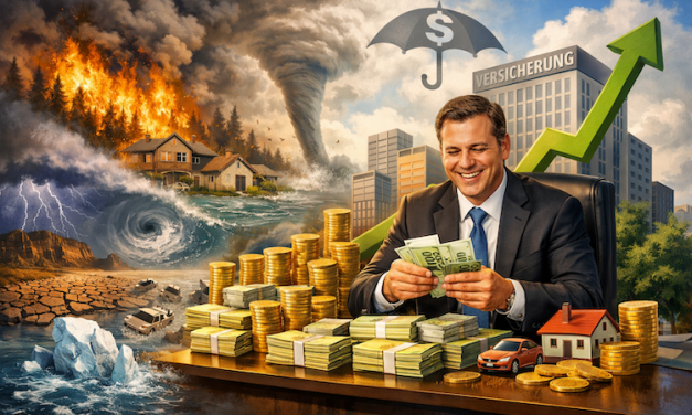 Profiteure der Klima-Panikindustrie: Die Versicherungswirtschaft