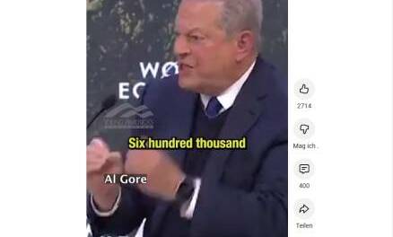 Al Gore will Landwirten Geld zahlen, damit sie weniger Lebensmittel anbauen, um den Klimawandel zu bekämpfen.