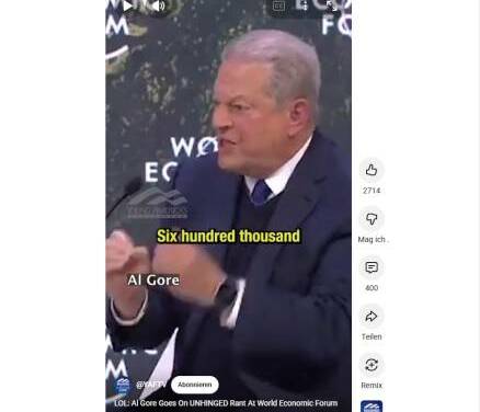 Al Gore will Landwirten Geld zahlen, damit sie weniger Lebensmittel anbauen, um den Klimawandel zu bekämpfen.