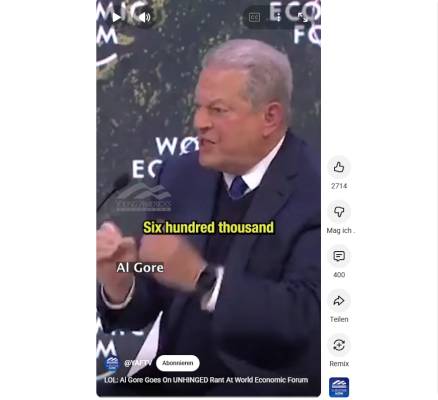 Al Gore will Landwirten Geld zahlen, damit sie weniger Lebensmittel anbauen, um den Klimawandel zu bekämpfen.