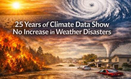 25 Jahre mit Klima-Daten zeigen keine Zunahme von Wetterkatastrophen