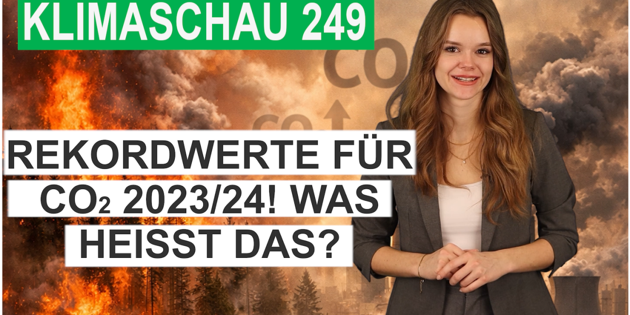 Warum erreicht der CO2-Anstieg von 2023 bis 2024 einen Rekordwert? Klimaschau 249