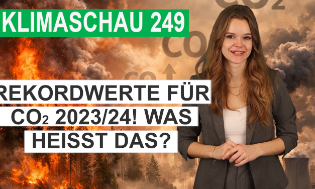 Warum erreicht der CO2-Anstieg von 2023 bis 2024 einen Rekordwert? Klimaschau 249