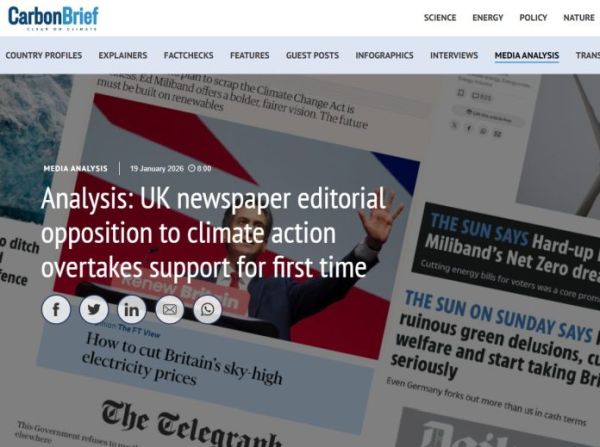 Fakten statt Angst: Redaktioneller Kurswechsel bei Zeitungen zeigt Durchbruch des Klima-Realismus‘ in Großbritannien