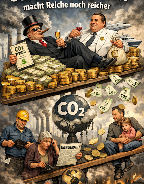 Wie wird mit CO<sub>2</sub>-Emissionshandel Kasse gemacht?