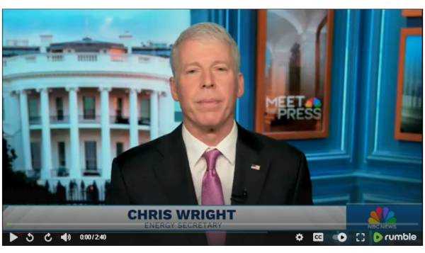 Energieminister Chris Wright hat einen Trick in petto, um den Ölpreisanstieg abzumildern.