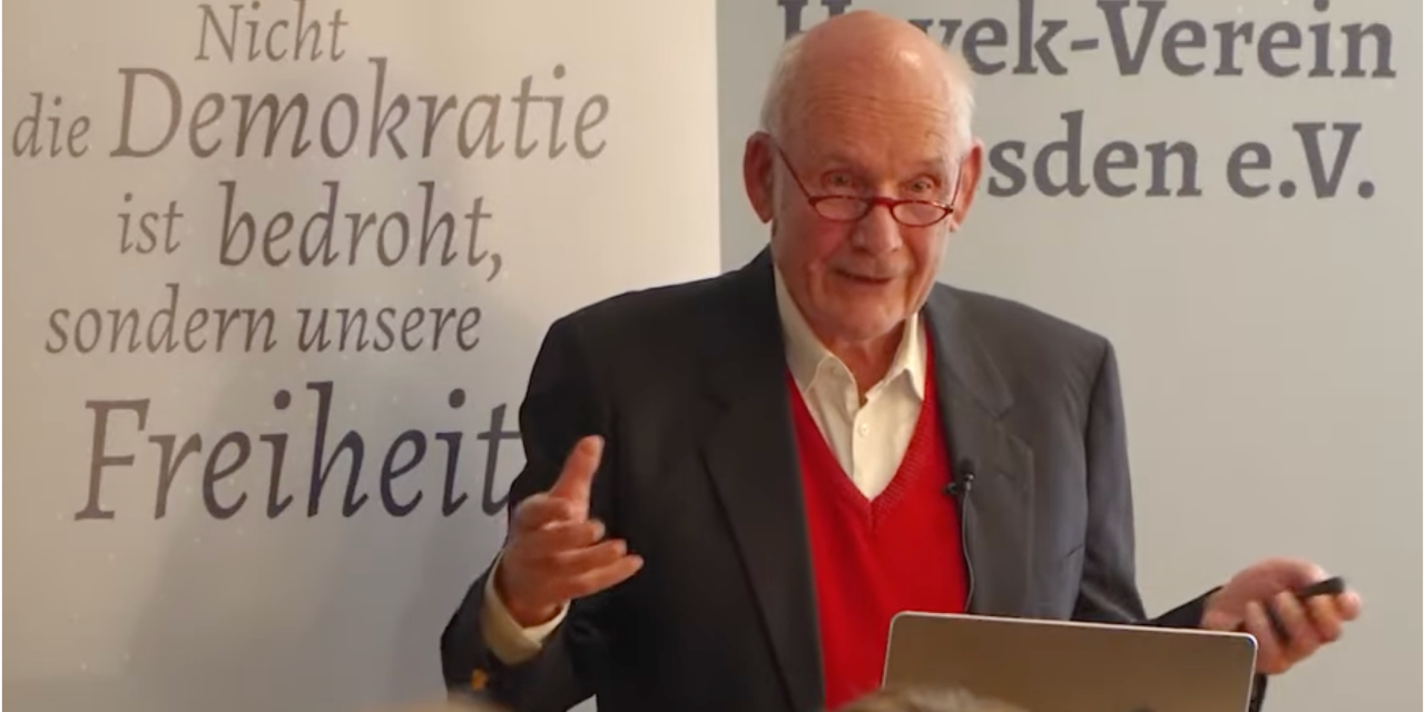Michael Limburg bei der Hayek-Gesellschaft in Dresden: „Klima, CO₂ und Wasserdampf“