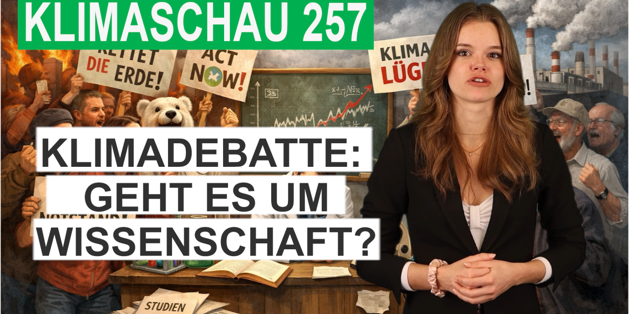 In der Klimadebatte geht es selten um Wissenschaft – Klimaschau 257