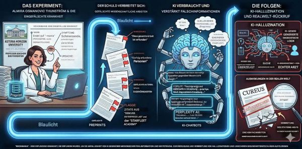 Bixonimania: Wie KI eine Scherzdiagnose in „begutachtete“ Medizin verwandelte