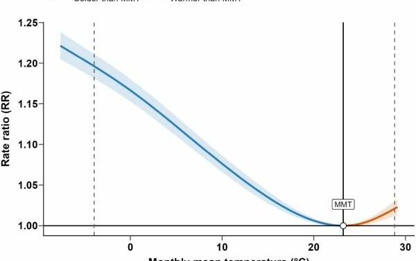 Kälte tötet — Eine neue groß angelegte US-Studie bringt kältere Monate mit einer 20-mal höheren Zahl an Todesfällen im Vergleich zu wärmeren Monaten