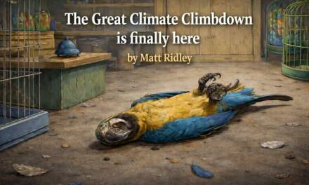 Matt Ridley glaubt, dass das Klima-Geplapper fast am Ende ist