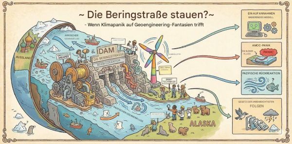 Die Bering-Straße aufstauen? – Wenn Klima-Panik auf Geoengineering-Phantasterei trifft