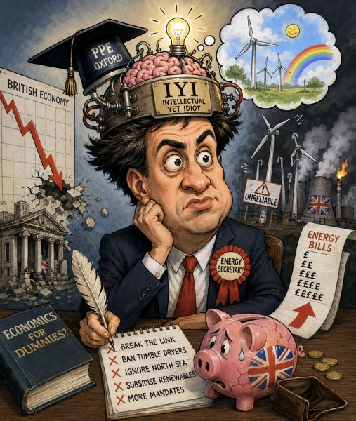 Intellektueller weiterer Idiot: Ed Miliband und die Energiekrise in Großbritannien