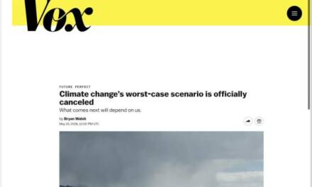 Vox mit einem BRISANTEN Eingeständnis nach dem Scheitern von RCP8.5.