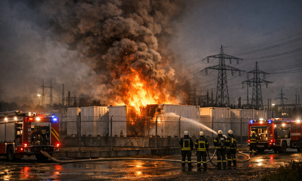 Die Batterie speichert Strom hier – die Grube dafür liegt anderswo