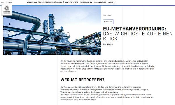 Klimaschutz-Vorschriften der EU behindern oder blockieren die globalen LNG Lieferanten