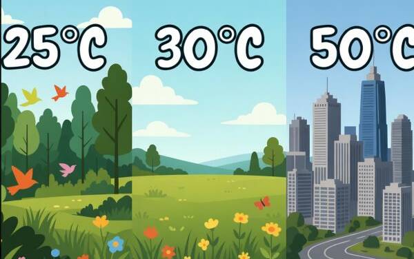 +25°C … Es ist die rasante weltweite Urbanisierung! Warum Hitzewellen neue Rekorde brechen
