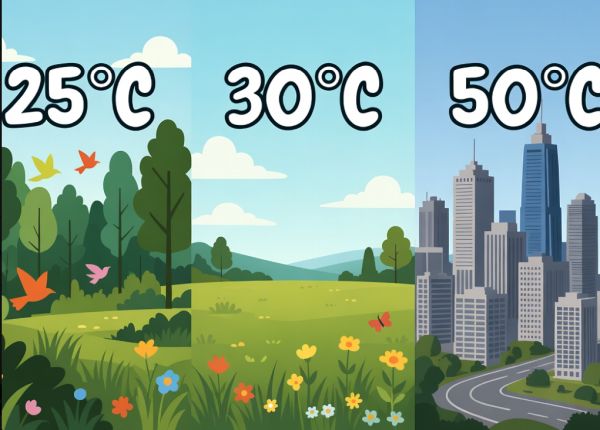+25°C … Es ist die rasante weltweite Urbanisierung! Warum Hitzewellen neue Rekorde brechen