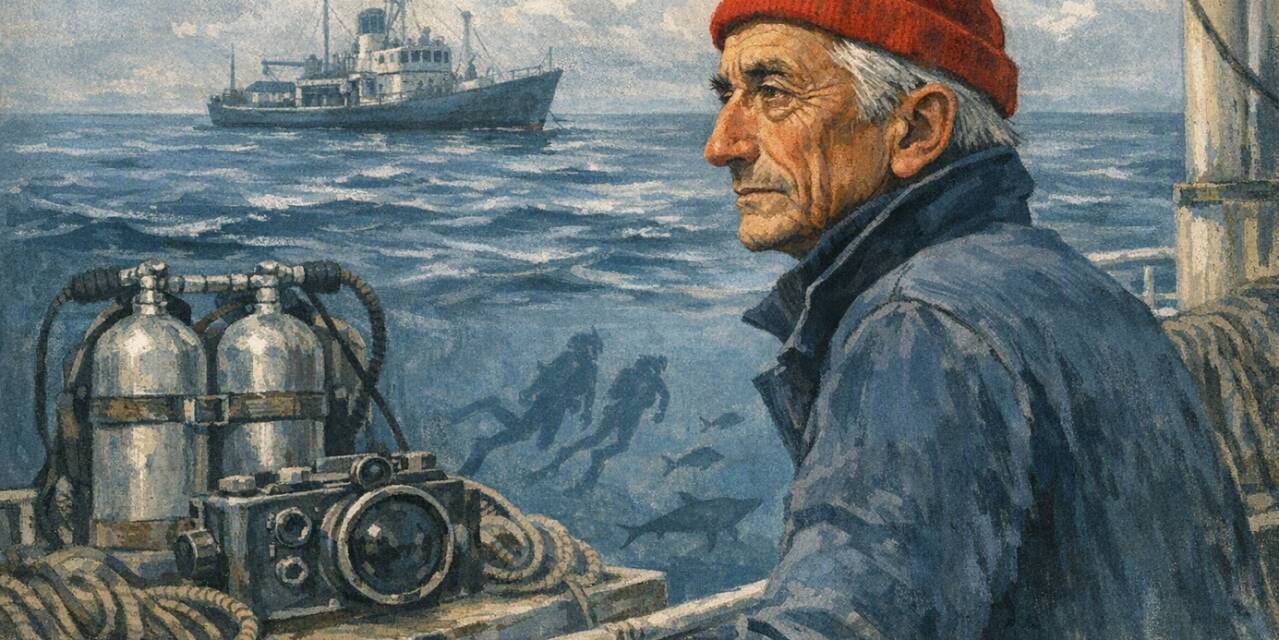 Als die Ökologie noch nicht strafte. Jacques-Yves Cousteau als Pionier der Meeresforschung.