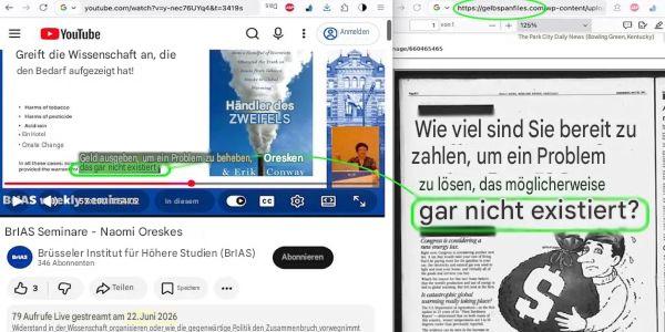 Wie viel Desinformation kann man in einen Vortrag über Desinformation packen?