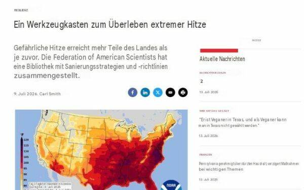 Hitze ist ein Problem, aber der Klimawandel verschlimmert es nicht