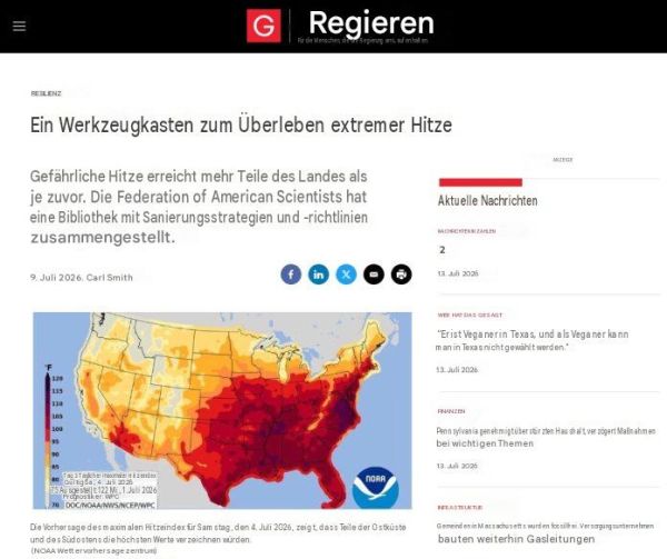 Hitze ist ein Problem, aber der Klimawandel verschlimmert es nicht
