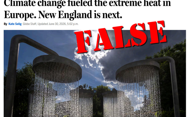 Nein, <em>Boston Globe</em>, Hitzewellen gab es schon vor dem Klimawandel