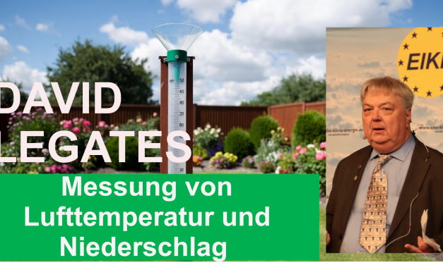 Messung von Lufttemperatur und Niederschlag für die Bewertung des Klimawandels – David Legates