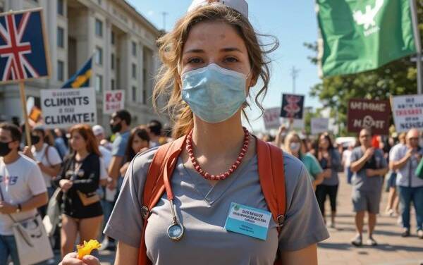 Haben Krankenschwestern nichts Besseres zu tun, als über den Klimawandel zu diskutieren?
