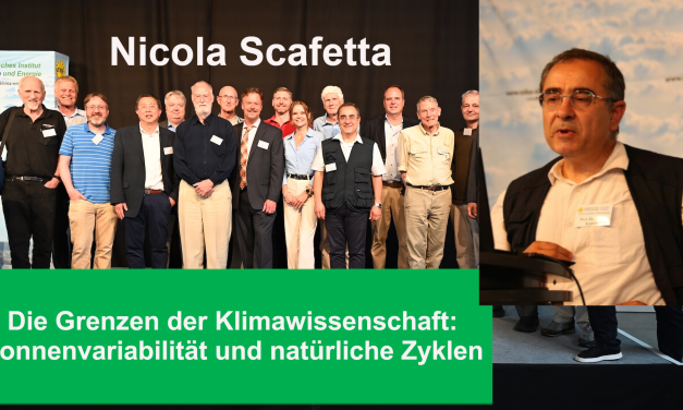 Die Grenzen der Klimawissenschaft: Sonnenvariabilität, natürliche Zyklen – von Nicola Scafetta
