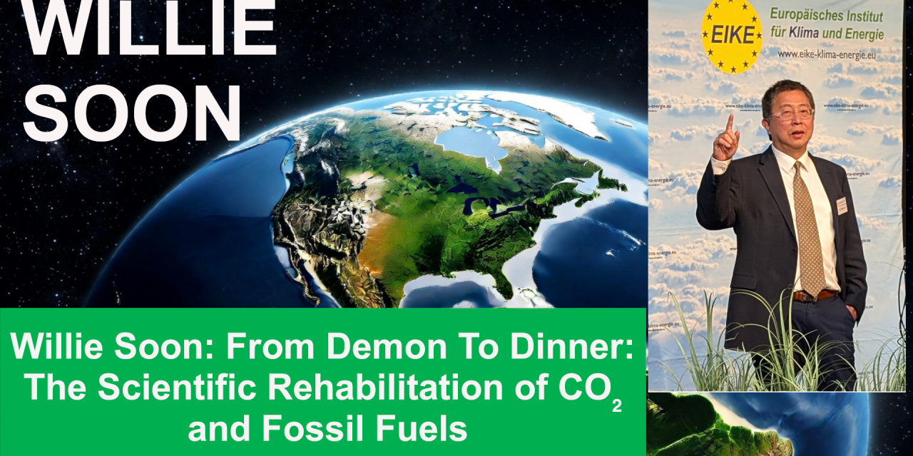 Vom Dämon zum Abendessen: Die wissenschaftliche Rehabilitierung von CO₂ und Brennstoffen – von Willie Soon
