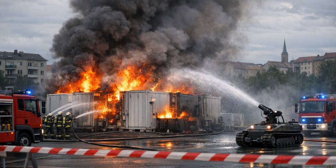 Batteriebrand in Bautzen -Lithium-Ionen-Batterien: Ein gefährlicher Brandherd