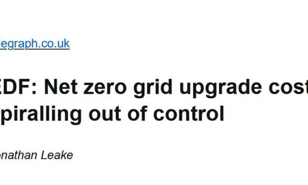 Die Kosten für den Ausbau des Stromnetzes auf Netto-Null-Energie steigen rasant an.