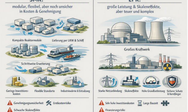 Kernenergie: Rückenwind für Kleinreaktoren –  Ist Small aber immer Beautiful?