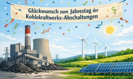 Glückwunsch zum Jahrestag – Die Dekarbonisierung in ihrem Lauf halten weder Ochs noch Esel auf