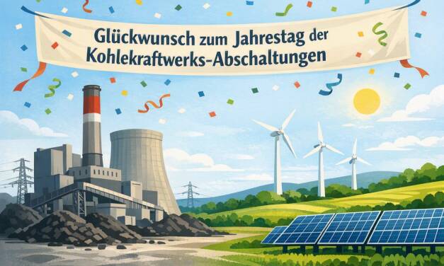 Glückwunsch zum Jahrestag – Die Dekarbonisierung in ihrem Lauf halten weder Ochs noch Esel auf