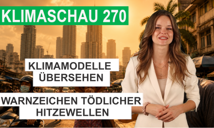 Klimamodelle übersehen Warnzeichen tödlicher Hitzewellen – Klimaschau 270