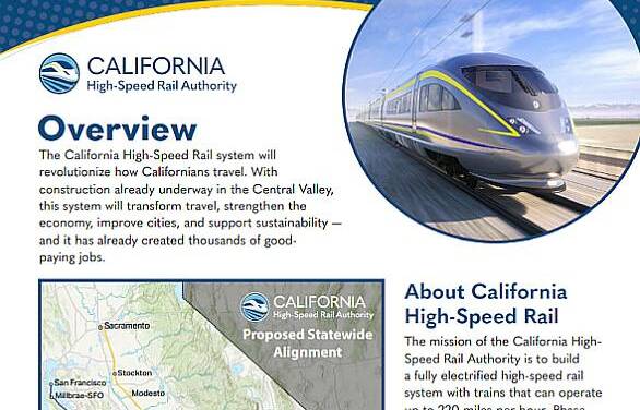 Kaliforniens „High Speed Rail 2020“ ist nun umbenannt in „High Speed – vielleicht 2040”