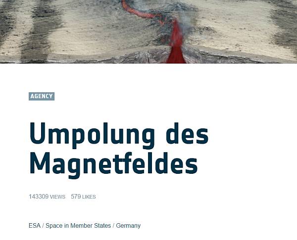 Das Magnetfeld der Erde ist hochgradig dynamisch