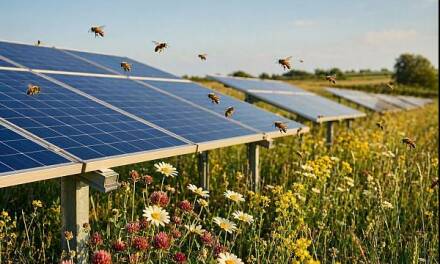 Solarparks scheinen den Bestäuber – Insekten zu schaden.
