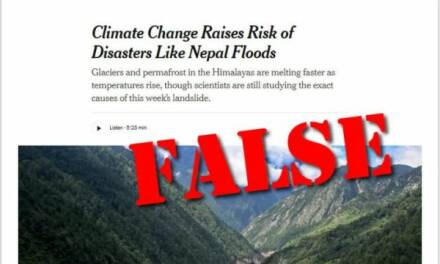 Falsch, New York Times, Ursache der Tragödie in Nepal war nicht der Klimawandel!