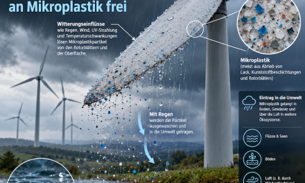 Umweltverseuchung durch Windräder: EU muß Mikroplastik-Emissionen zugeben, so halbwegs