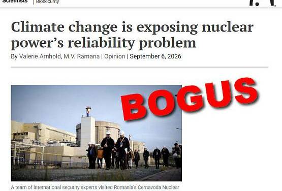Bulletin of the Atomic Scientists – Ihr liegt falsch: Kernenergie hat kein Zuverlässigkeitsproblem.