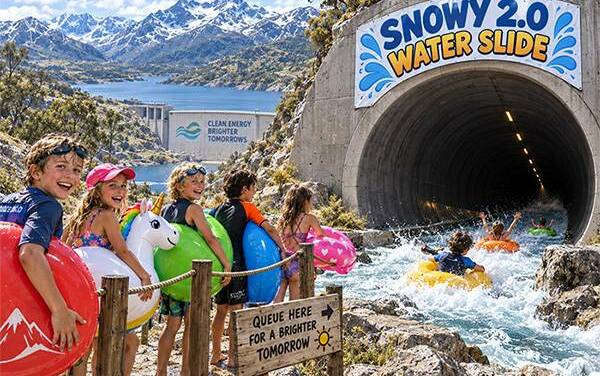 Snowy 2.0 könnte eine verdammt coole Wasserrutsche werden.