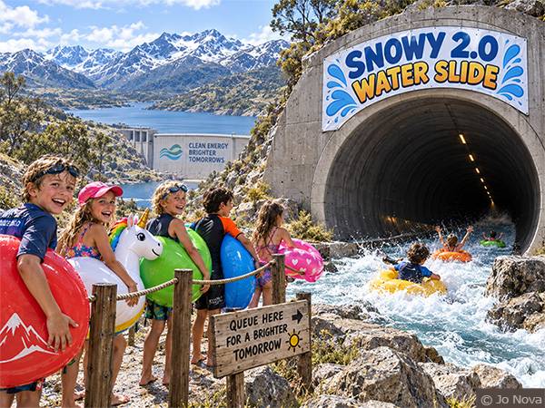 Snowy 2.0 könnte eine verdammt coole Wasserrutsche werden.
