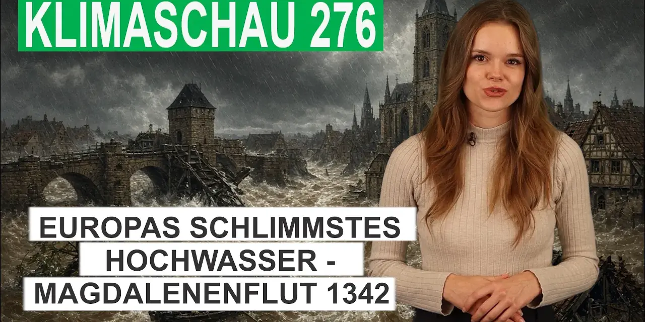 Europas schlimmstes Hochwasser: die Magdalenenflut 1342 – Klimaschau 276