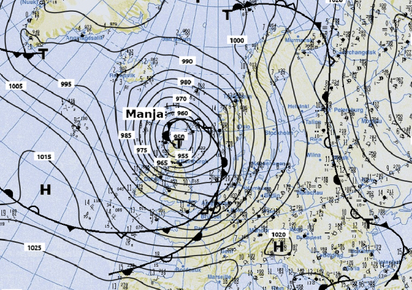 Der Sturm „Boelo“